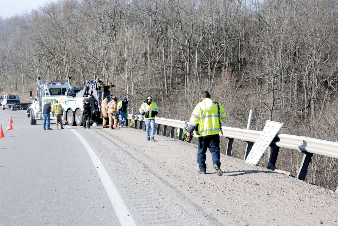 Driver dead in brine truck crash on I-77 - News and Sentinel